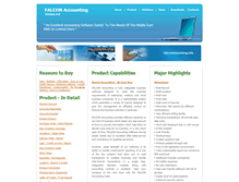 Tablet Screenshot of falconaccounting.com
